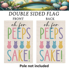 GPGHE Easter flag with durable stitching for long outdoor life.