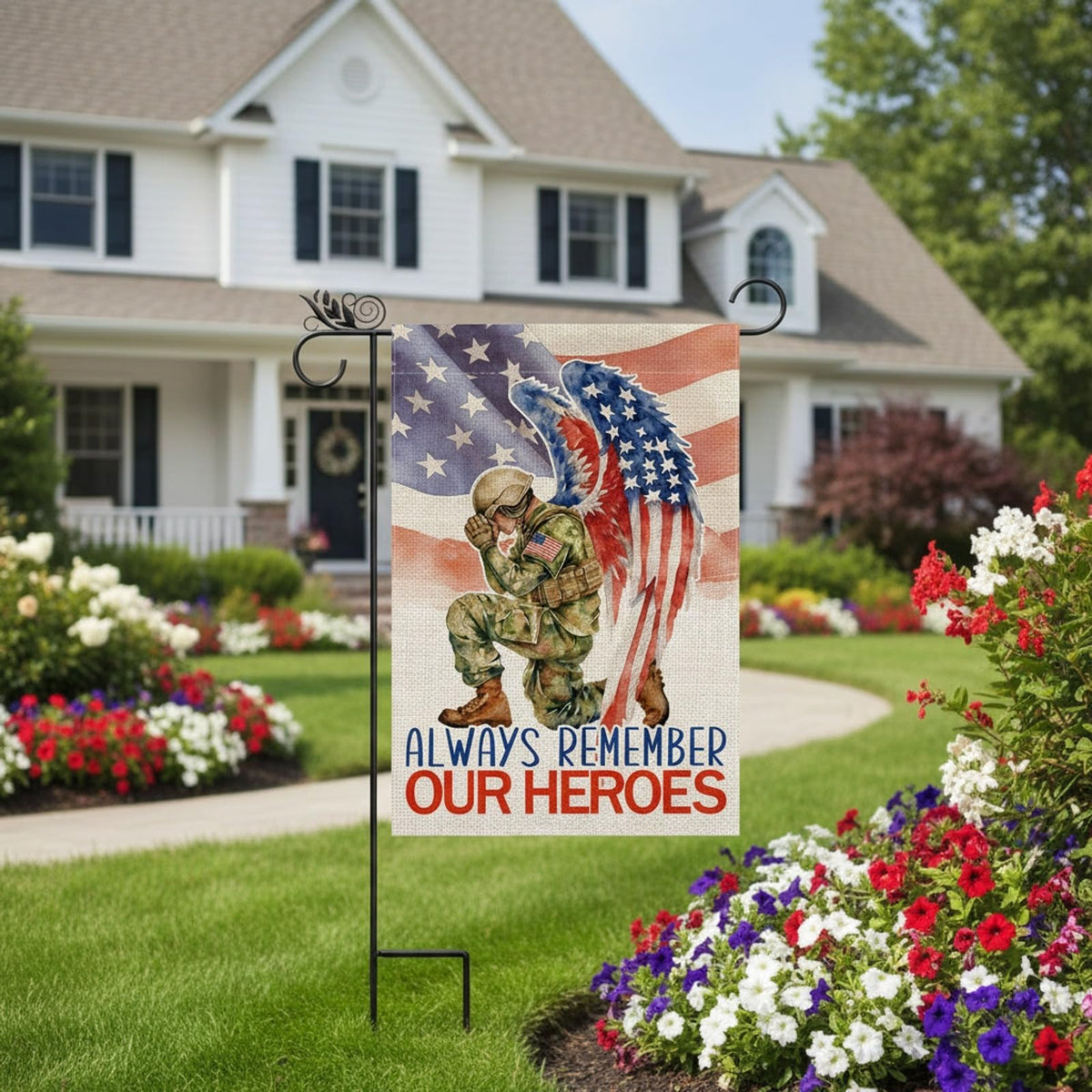 GPGHE garden decor flag perfect for porch, patio, or balcony display.