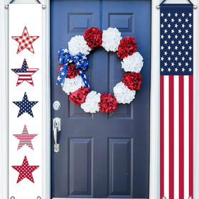 GPGHE Memorial Day banner, patriotic decor for outdoor spaces.