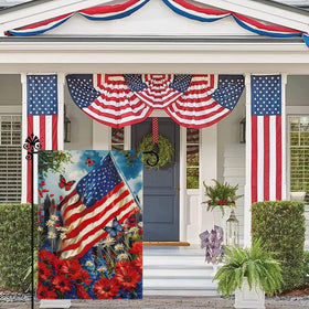 GPGHE 12x18 flag designed for Memorial Day and Independence Day celebrations