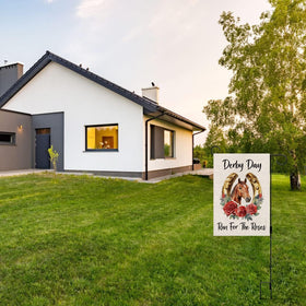 GPGHE outdoor yard flag adds timeless decor to porches, decks, and gates.