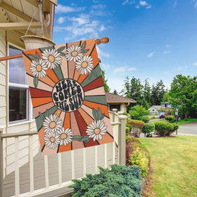 GPGHE Summer House Flag 28x40 inch size, ideal for porch, yard, or entry.