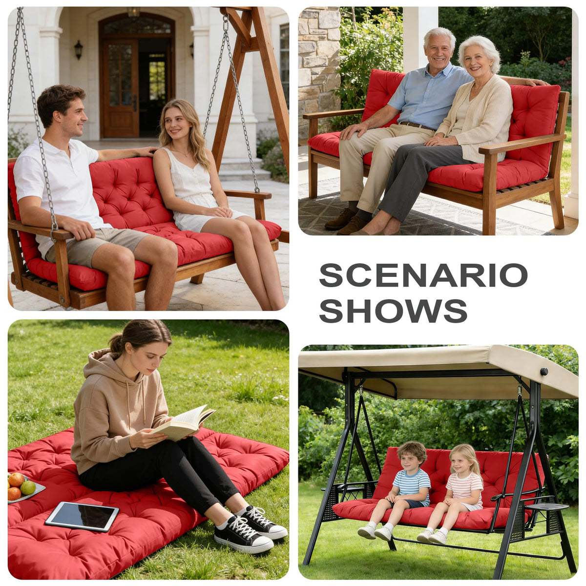 GPQAWER cushions available in multiple color options