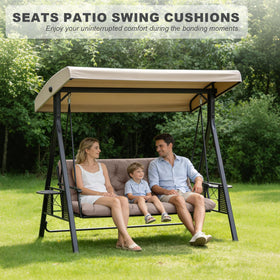 GPQAWER replacement cushion fits multiple porch furniture pieces with easy setup.