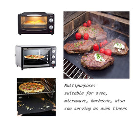 GQC grill mats PTFE coating close-up showing non-stick surface