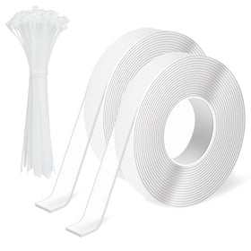 GQIRIL bird spikes kit with zip ties for easy outdoor installation.