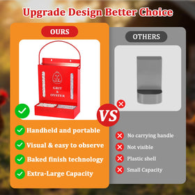 GQNDGN Dual Compartments separate grit and shells for precise first intake.