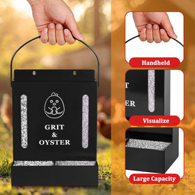 GQNDGN oyster shell compartment demonstrating separate nutrients for better digestion