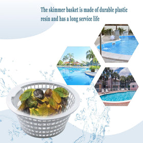 GQNDGN skimmer basket debris-catching design, fits above-ground pools easily