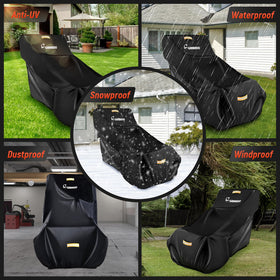 GRABADO snow blower cover air vent highlights interior dryness and airflow