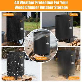 GRABADO Wood Chipper Cover inner surface stays soft to prevent scratches.