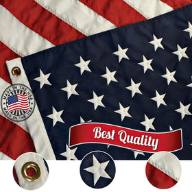 Grace Alley American Flag 5x8 all-weather performance for diverse weather.