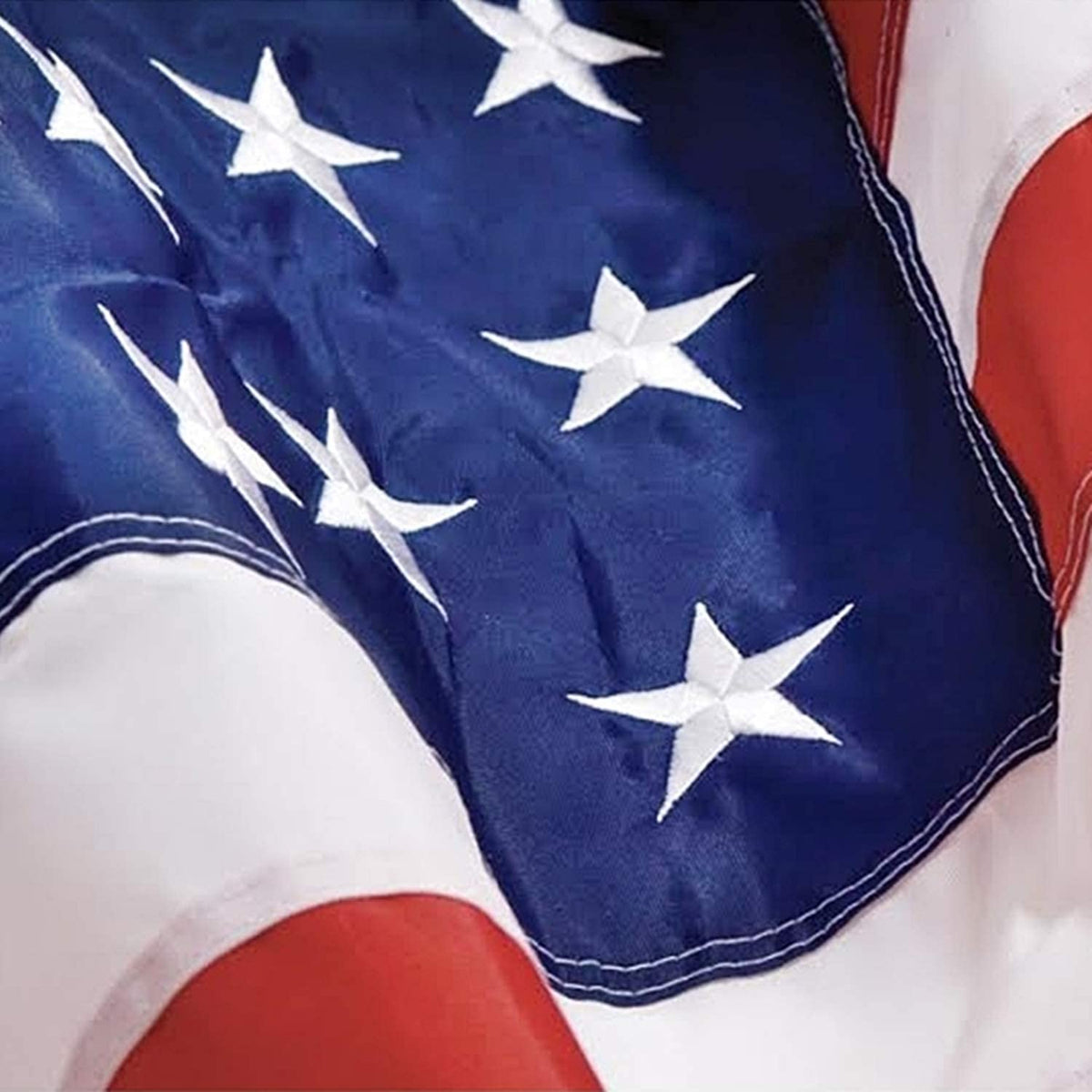 Grace Alley American Flag 5x8 ideal for Memorial Day and other patriotic occasions.
