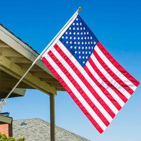 Grace Alley outdoor-flag-display ideal for memorials, holidays, and everyday patriotism.