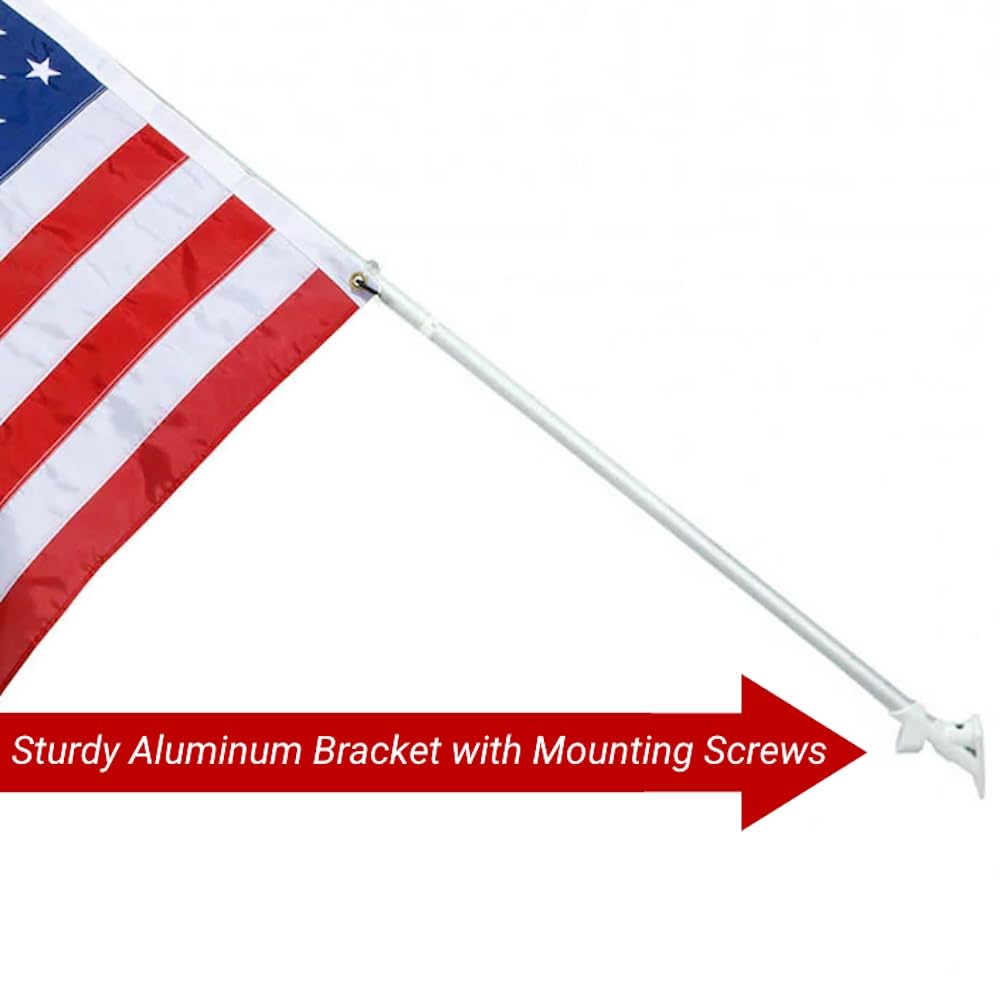 Grace Alley wind-resistant-flag-pole delivers stable performance in breezy conditions.