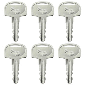 Gradora 601 ignition keys pack6 for quick on-site replacement on machines