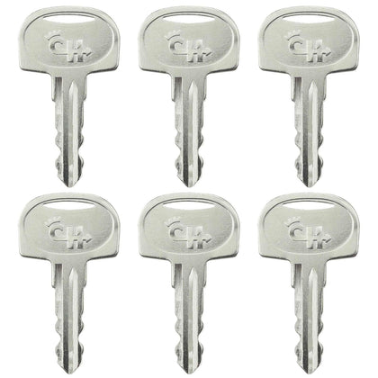 Gradora 601 ignition keys pack6 for quick on-site replacement on machines