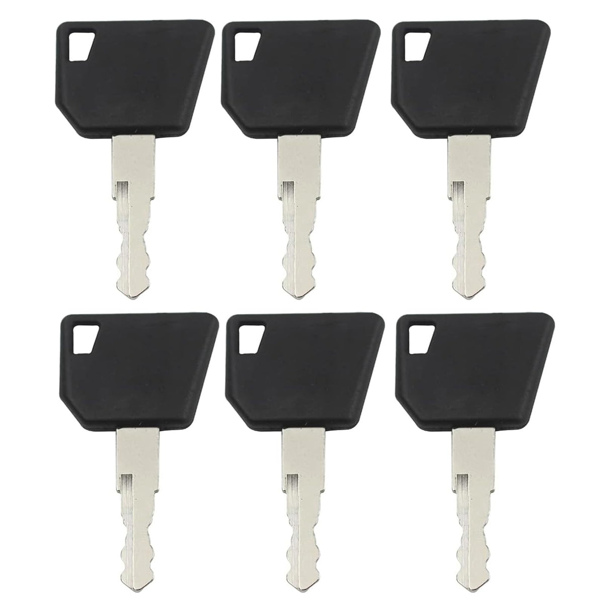 Gradora ignition keys pack6 side view for quick on-site replacement with J-CB and more