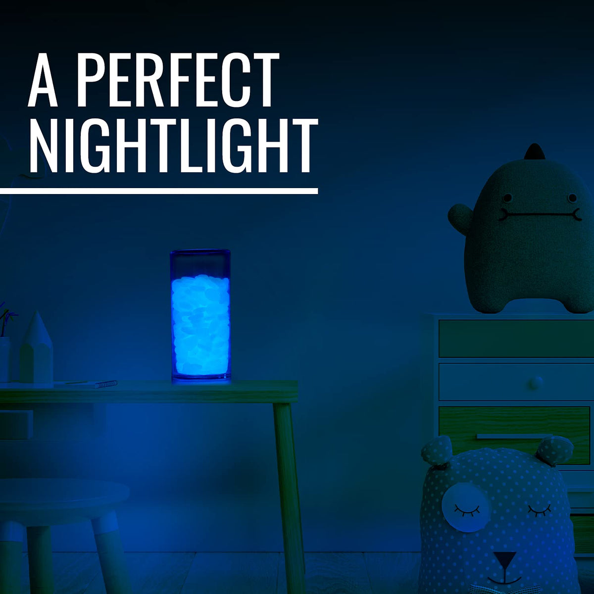 Graham Products glow rocks suit indoor and outdoor decor.