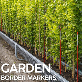 Granatan boundary markers mark garden paths clearly and safely.