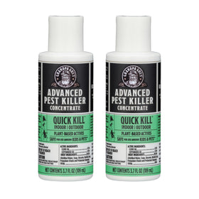 Grandpa Gus's pest killer concentrate bottle for indoor and outdoor use