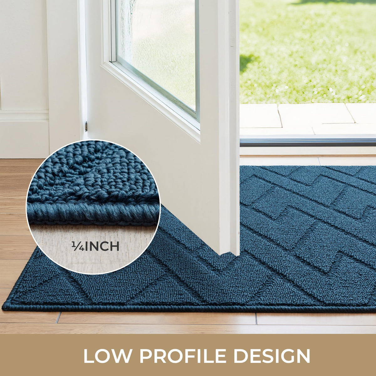 GRANNY SAYS durable polypropylene fibers resist stains and wear.