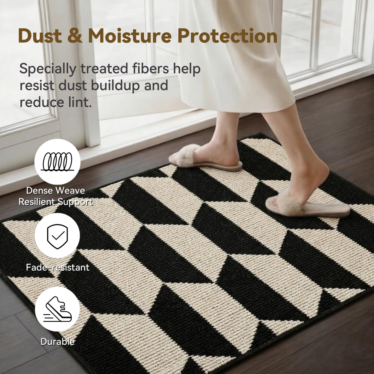 GRANNY SAYS indoor doormat 24x36 eco-friendly durable material.