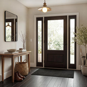 GRANNY SAYS pet-friendly design helps keep floors clean after outdoor adventures.