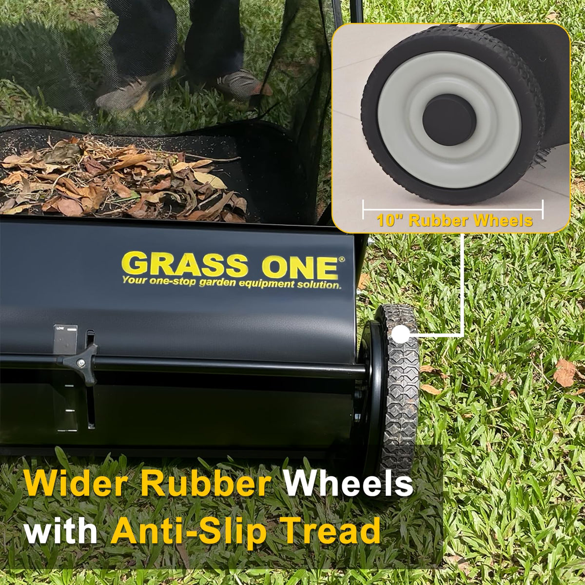 Grass One no-cord design means ready-to-use anytime
