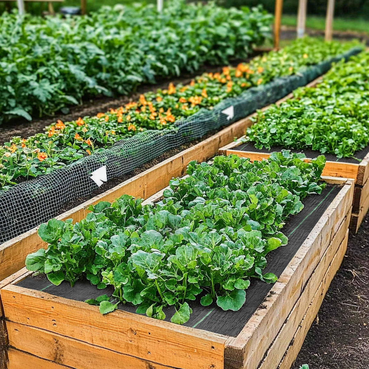 GRASSCLUB easy-cut weed barrier for custom garden layouts