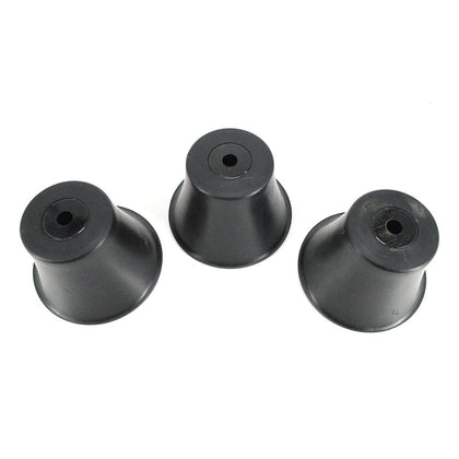 Grasshopper spindle cone deflector set 3 front view protects bearings from debris