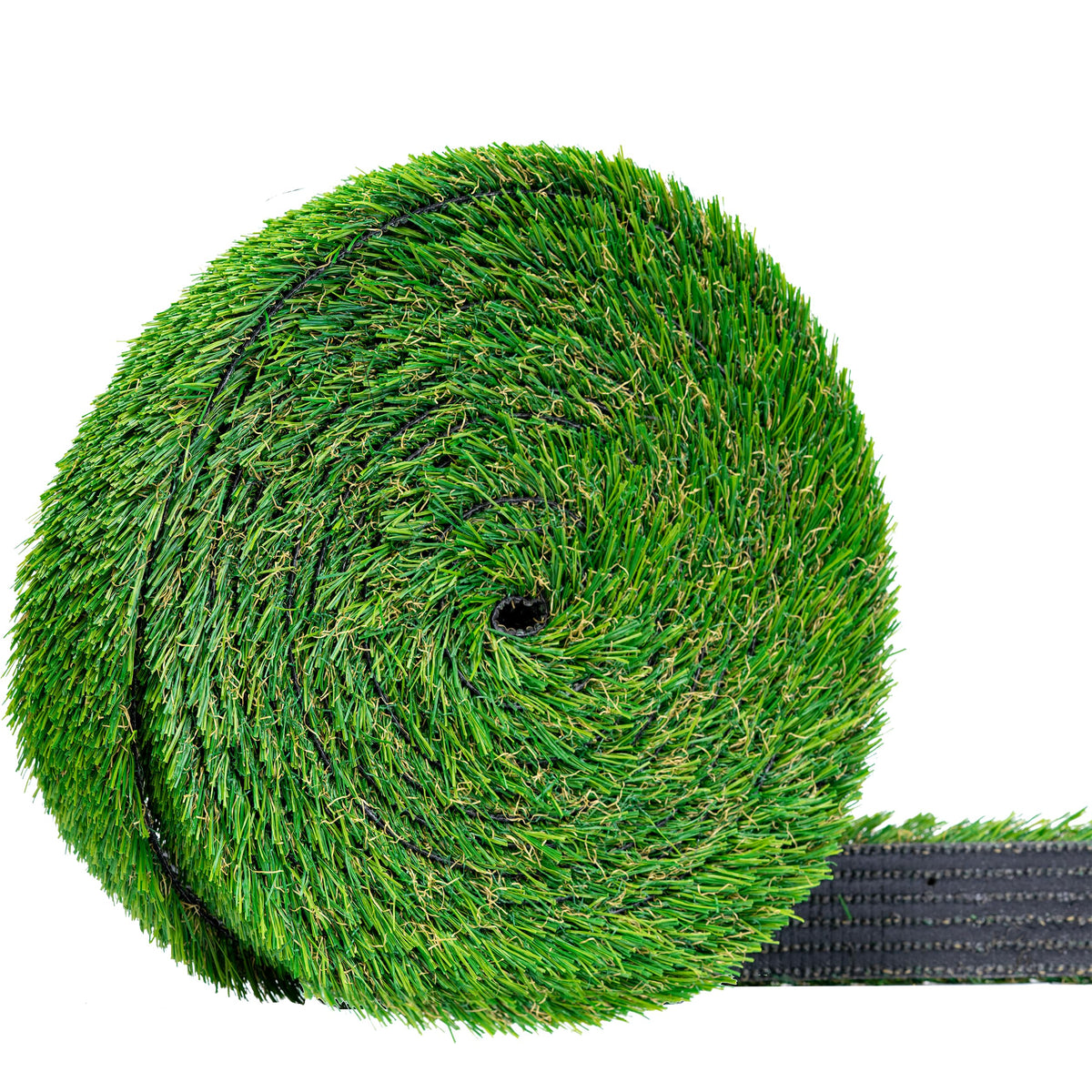 Grassline Solutions artificial grass strip close-up showing realistic texture for patios