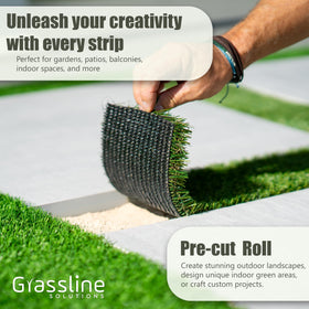 Grassline Solutions artificial grass strip for indoor and outdoor spaces
