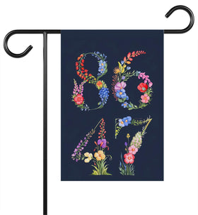 Grateful9xx 8647 flag front view for outdoor garden displays with a subtle, durable message.