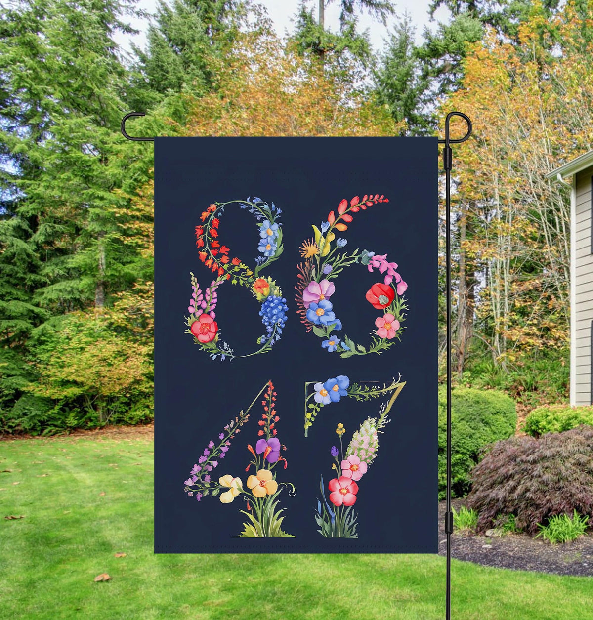 Grateful9xx 8647 flag polyester closeup shows durable fabric and vibrant print.
