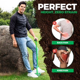 GrdnCare aerator with adjustable height supports varied ground conditions.
