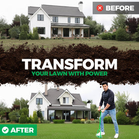 GrdnCare aerator includes a cushioned handle for comfortable use.