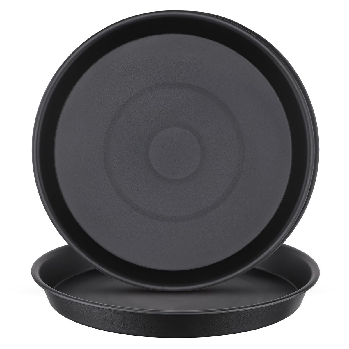 GREANER 12-inch plant saucer top view captures excess water for indoor plants
