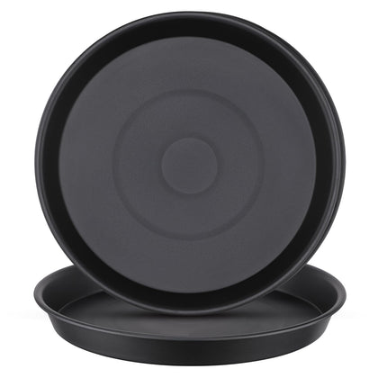 GREANER 12-inch plant saucer top view captures excess water for indoor plants