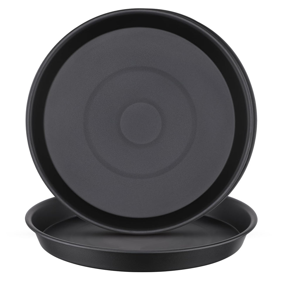 GREANER 12-inch plant saucer top view captures excess water for indoor plants