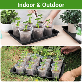 GREANER multipurpose tray doubles as storage or snack tray.