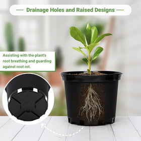 GREANER nursery pots designed for simple movement when filled with soil
