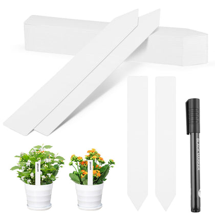 GREANER plant markers 50pcs for easy outdoor labeling and growth tracking.