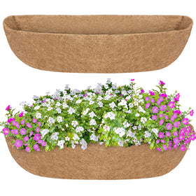 GreatBuddy coco liner fits a 36-inch planter and helps retain moisture.