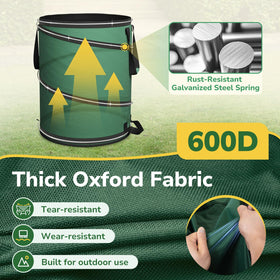 GreatBuddy collapsible bag folds to a 2-inch compact storage.