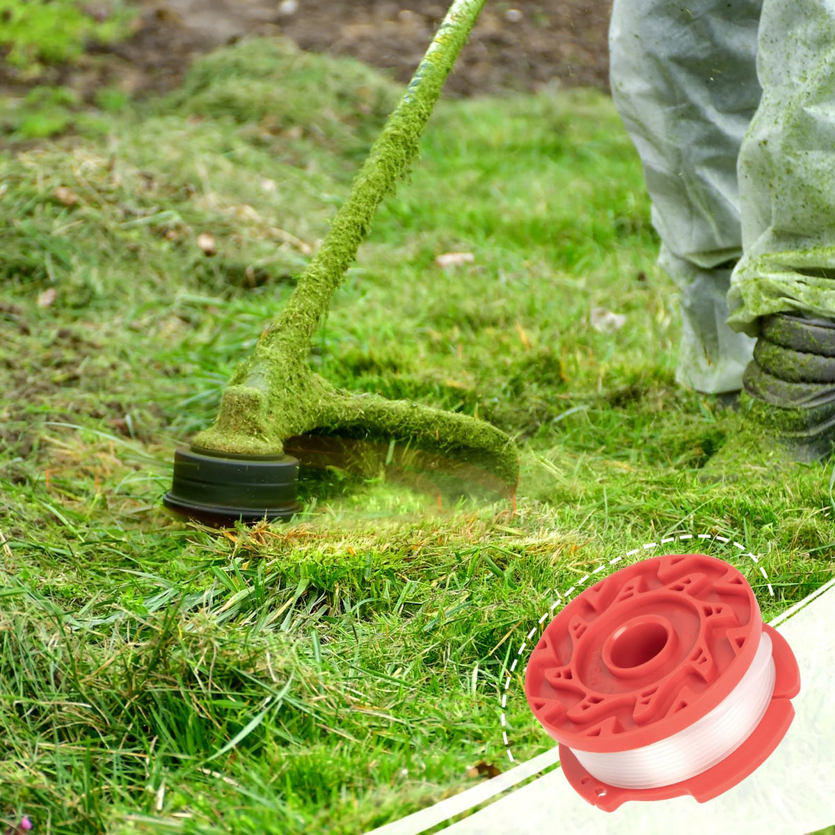 GreatBuddy easy-to-install spool for Craftsman weed eater replacements.