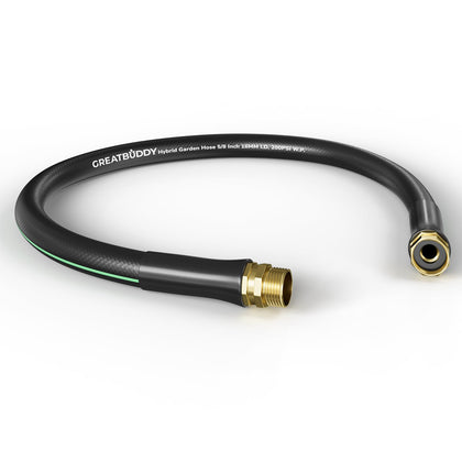 GreatBuddy garden hose 3ft compact design for easy storage and quick reach.