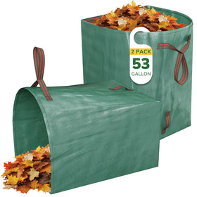 GreatBuddy lawn bag open mouth for easy loading of leaves