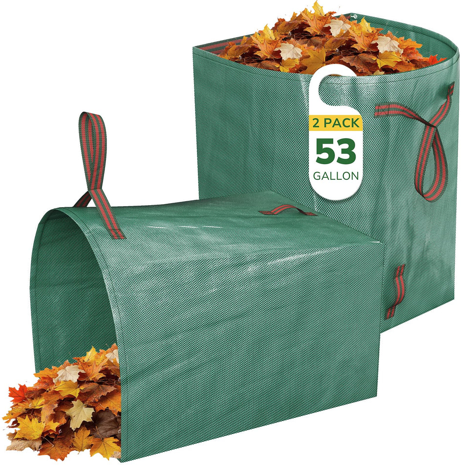 GreatBuddy lawn bag open mouth for easy loading of leaves