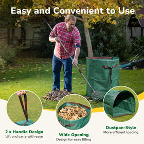 GreatBuddy lawn bag made of heavy-duty PP for durability